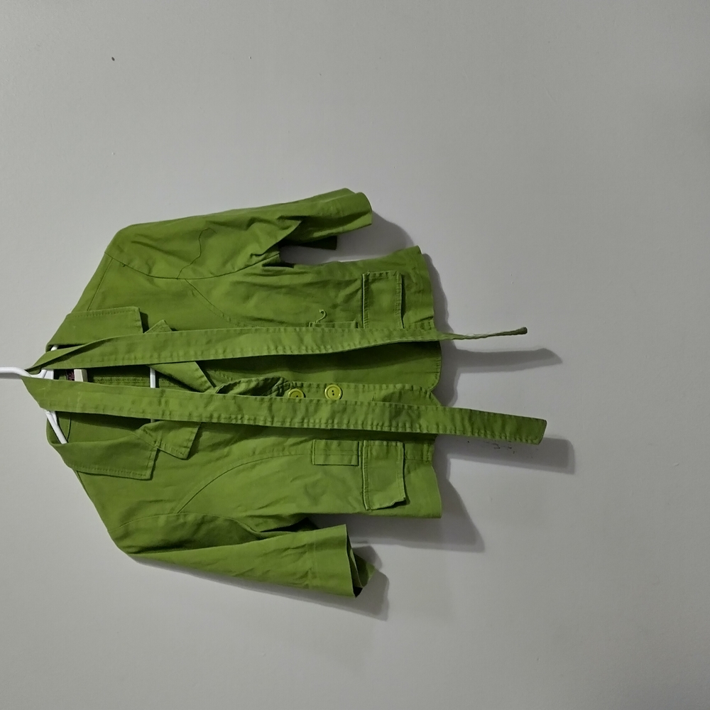 Green Button-Up Jacket - Picture 7 of 7
